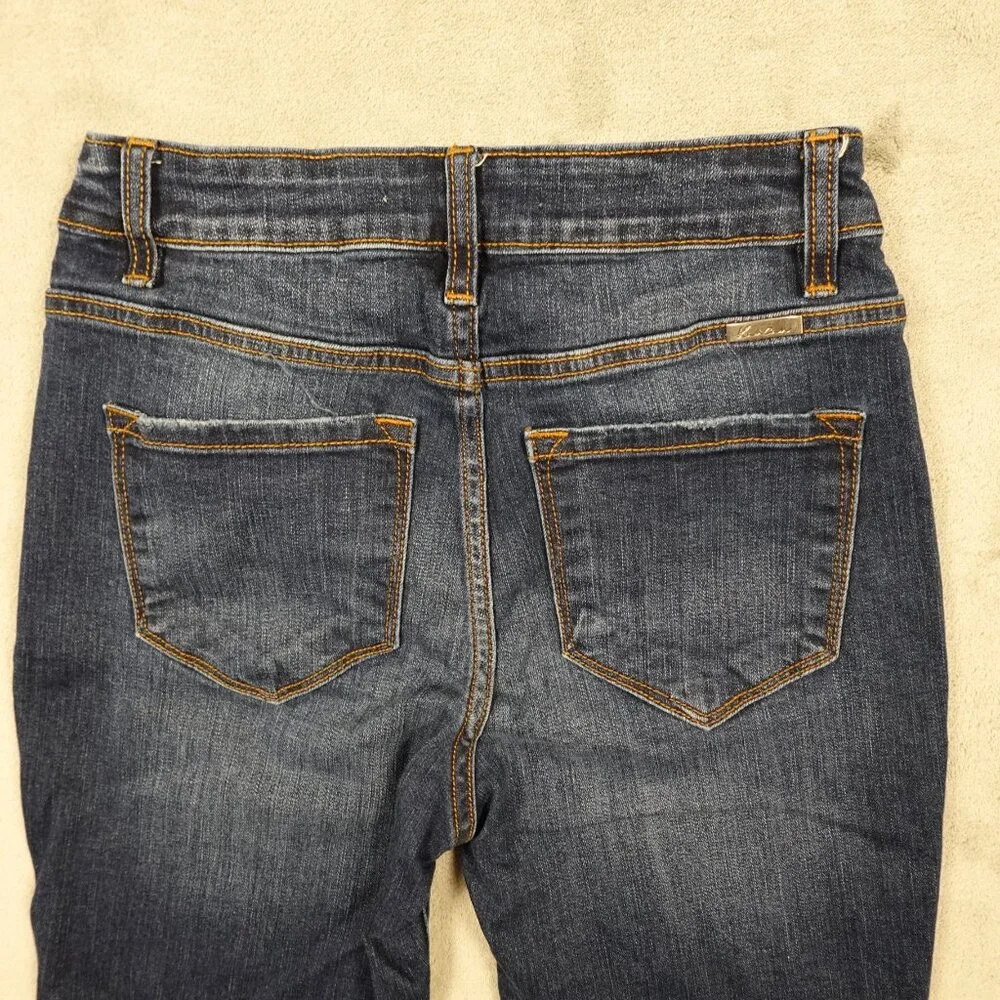 KanCan‎ Karlee High Rise Ankle Skinny Jeans Women’s 5/26 Distressed Dark Wash